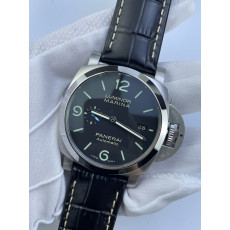 (준비완료/특급배송 할인판매)NO.3310/VS공장 파네라이 PMA1312W 블랙다이얼 블랙가죽